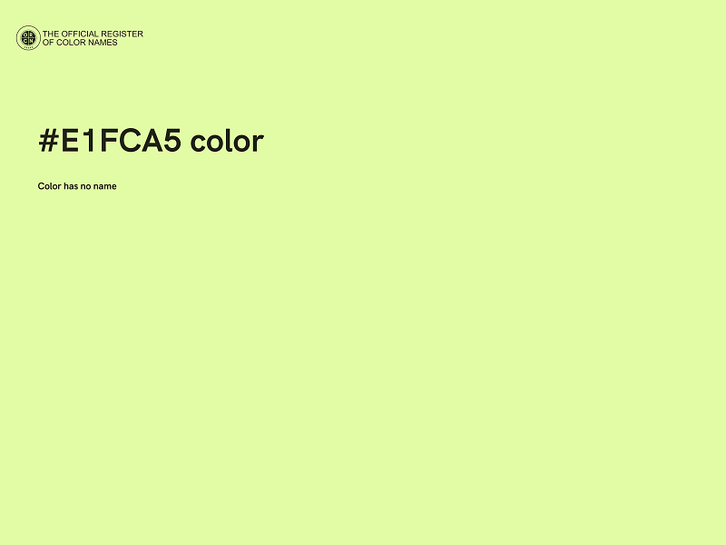 #E1FCA5 color image