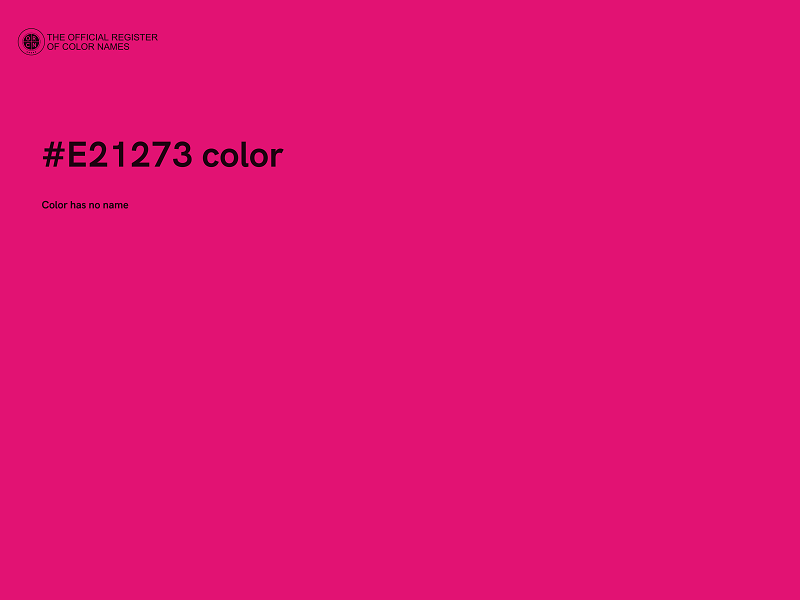 #E21273 color image