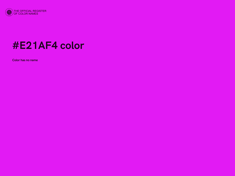 #E21AF4 color image