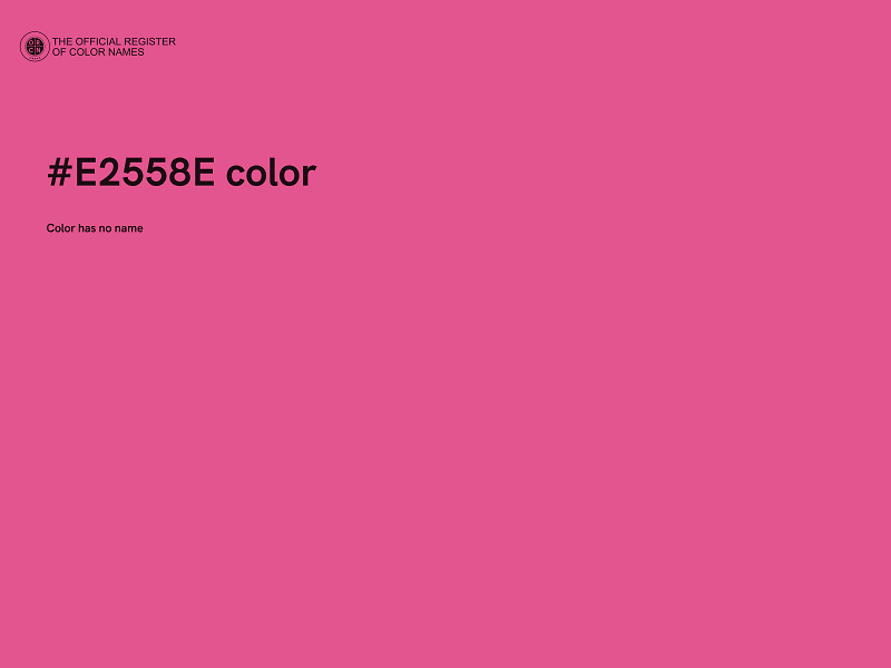 #E2558E color image