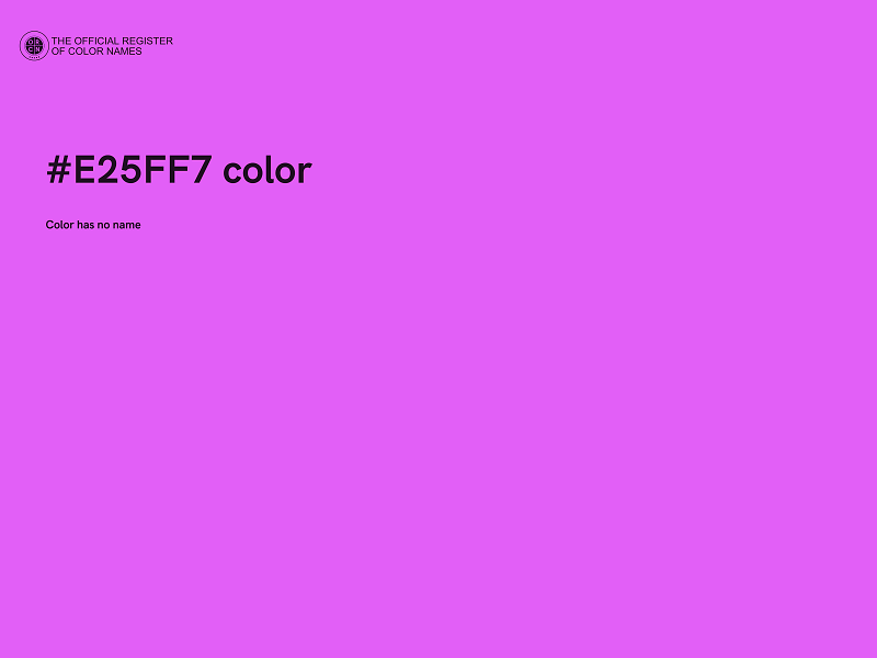 #E25FF7 color image