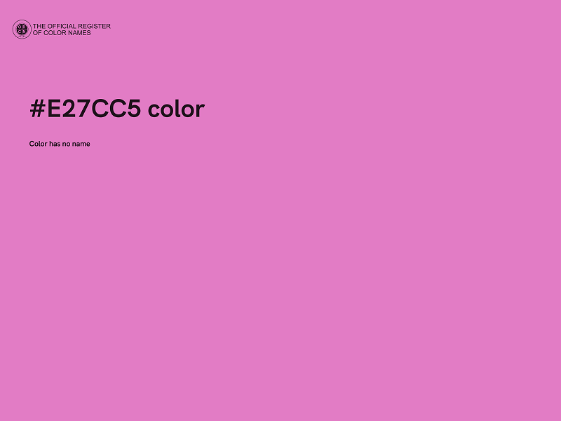 #E27CC5 color image