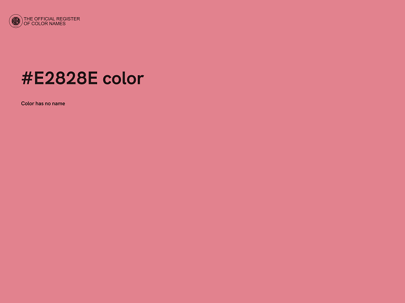 #E2828E color image