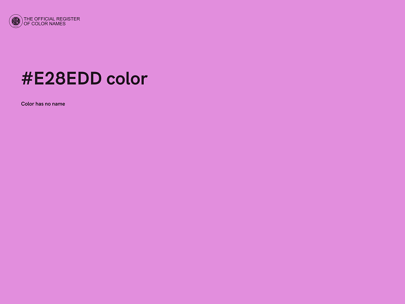 #E28EDD color image