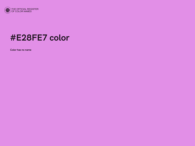 #E28FE7 color image