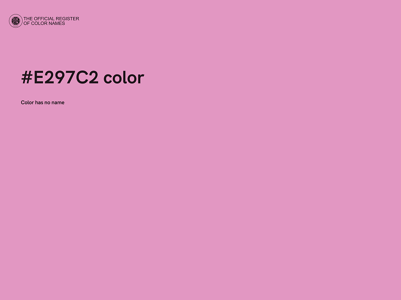 #E297C2 color image