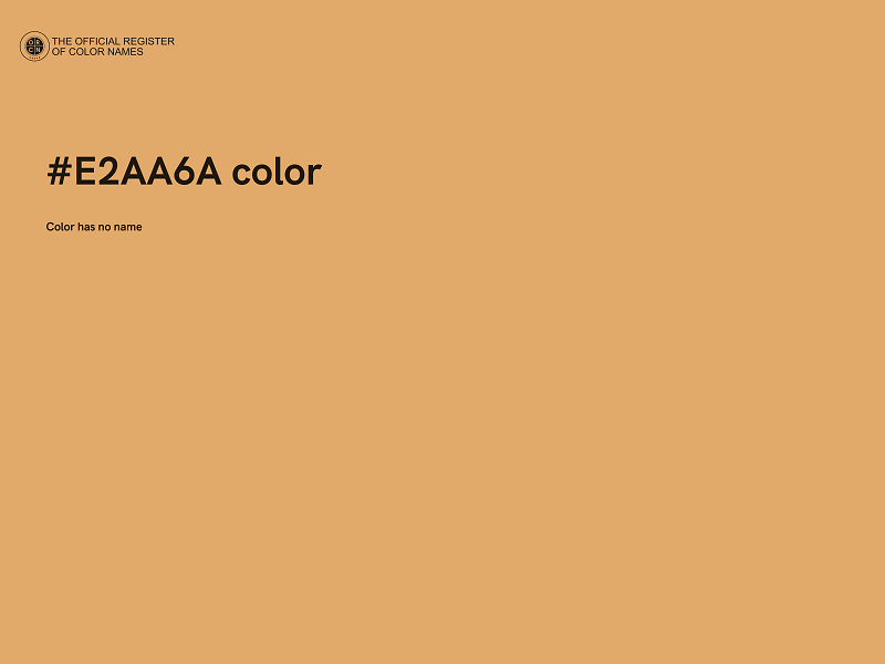 #E2AA6A color image