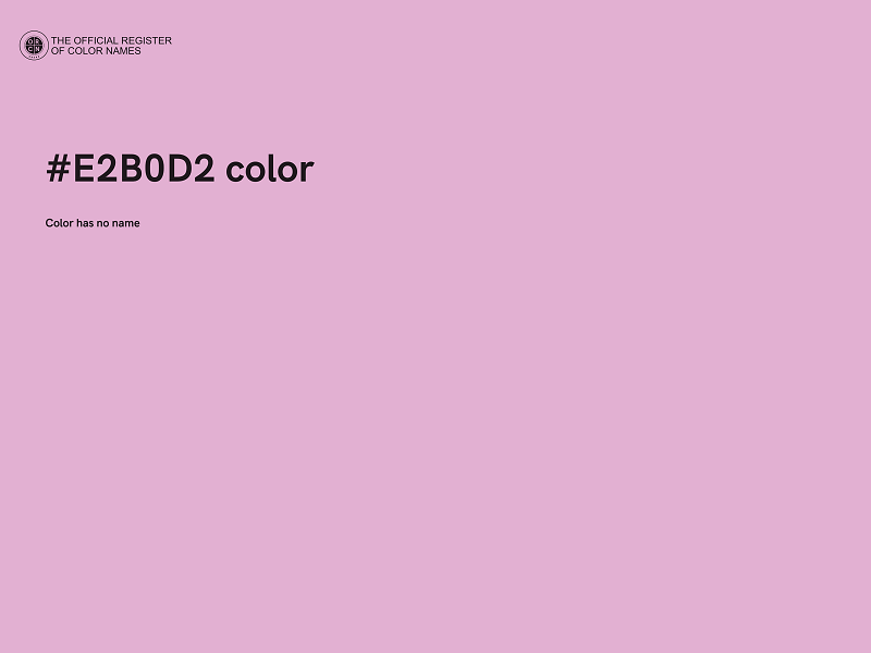 #E2B0D2 color image