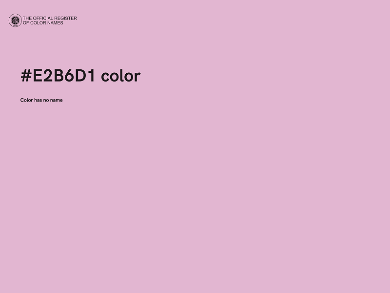 #E2B6D1 color image