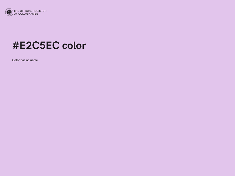 #E2C5EC color image