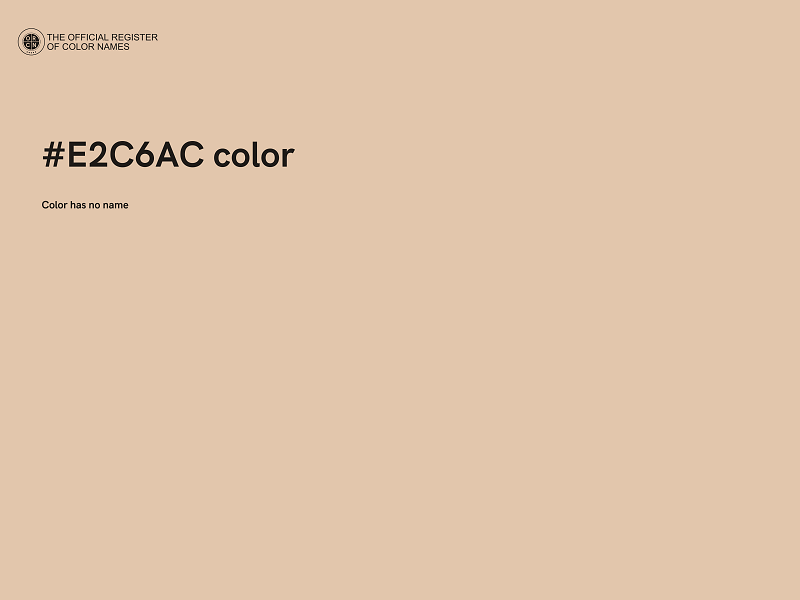 #E2C6AC color image