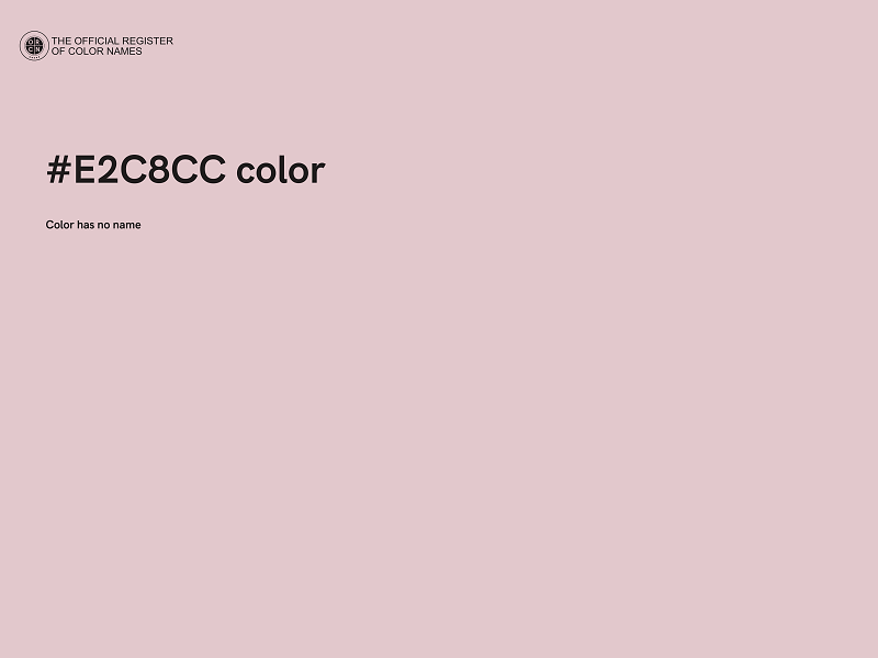 #E2C8CC color image