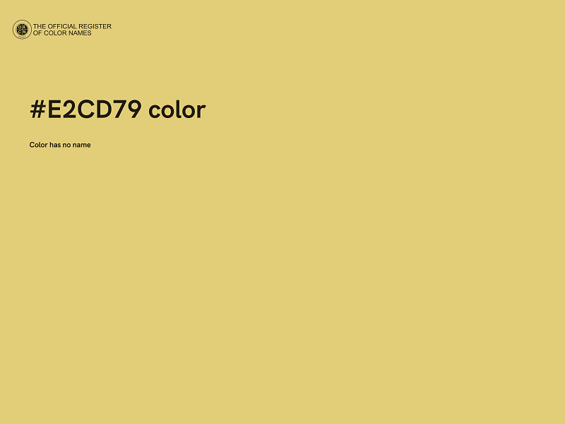 #E2CD79 color image