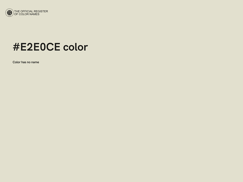 #E2E0CE color image