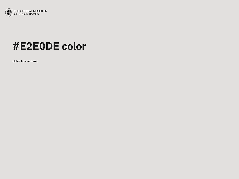 #E2E0DE color image