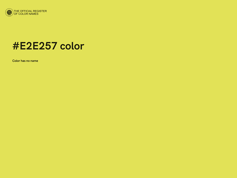 #E2E257 color image