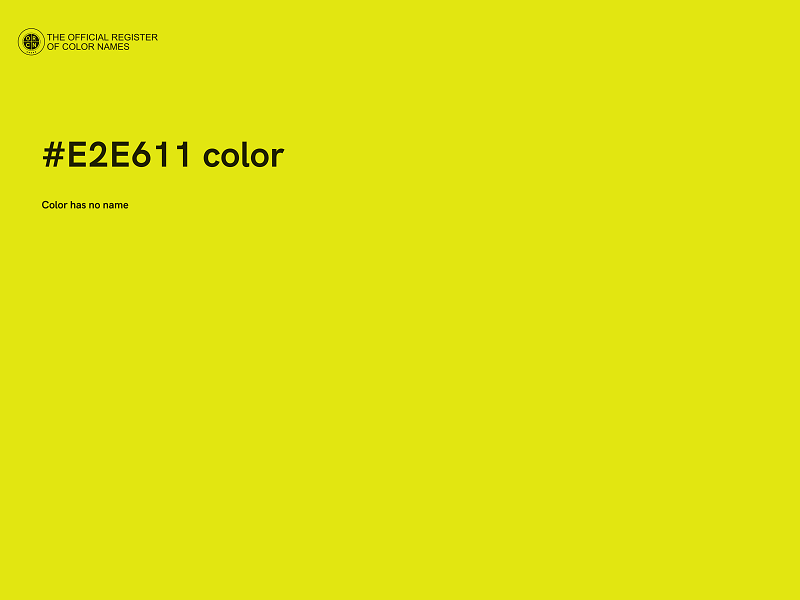 #E2E611 color image