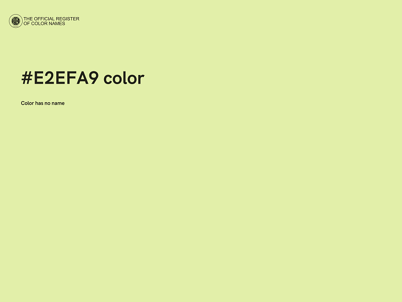 #E2EFA9 color image