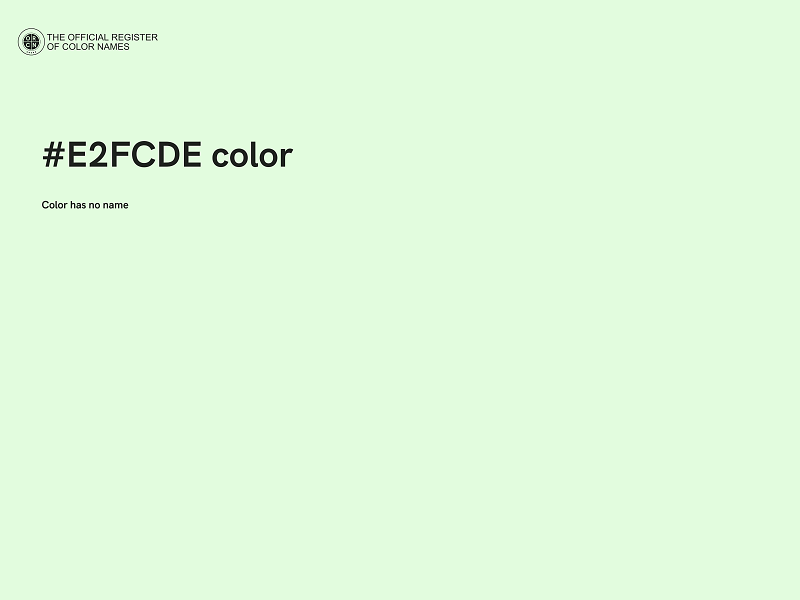 #E2FCDE color image