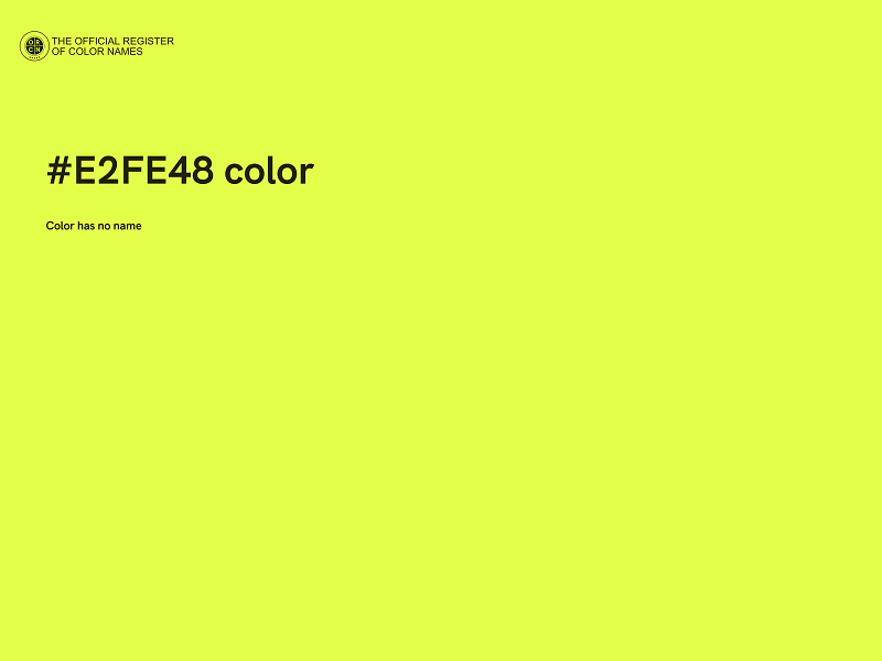 #E2FE48 color image