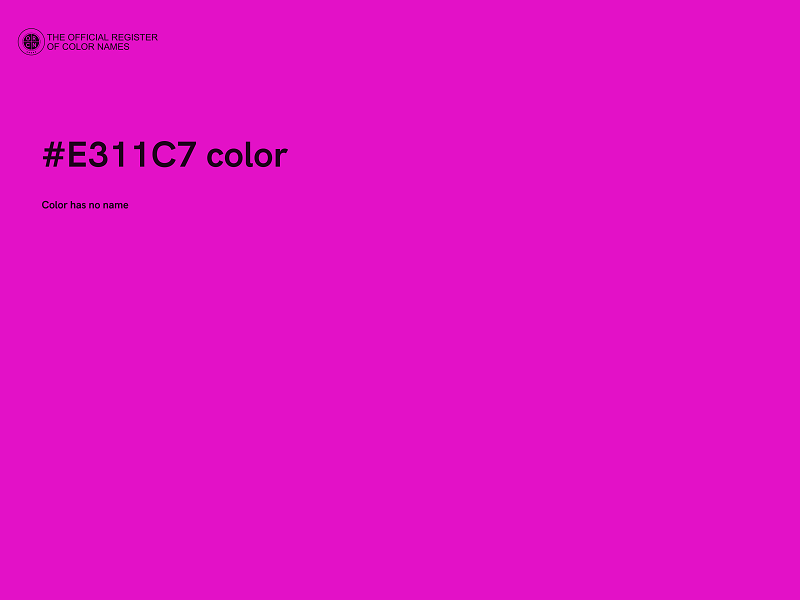 #E311C7 color image