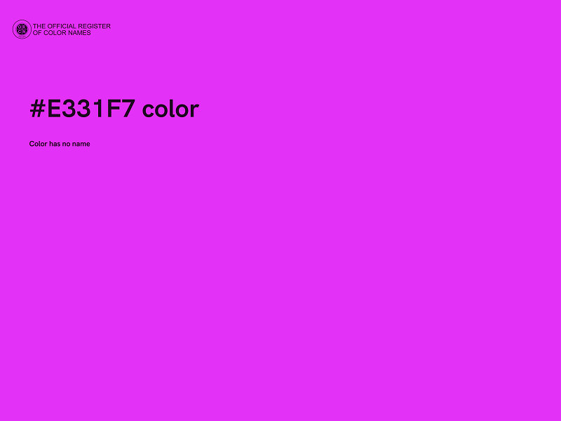 #E331F7 color image