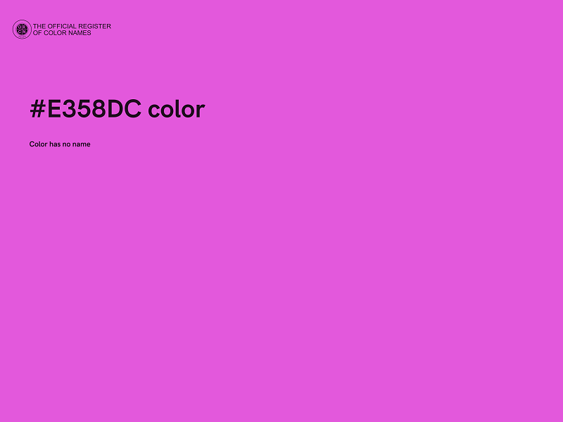 #E358DC color image