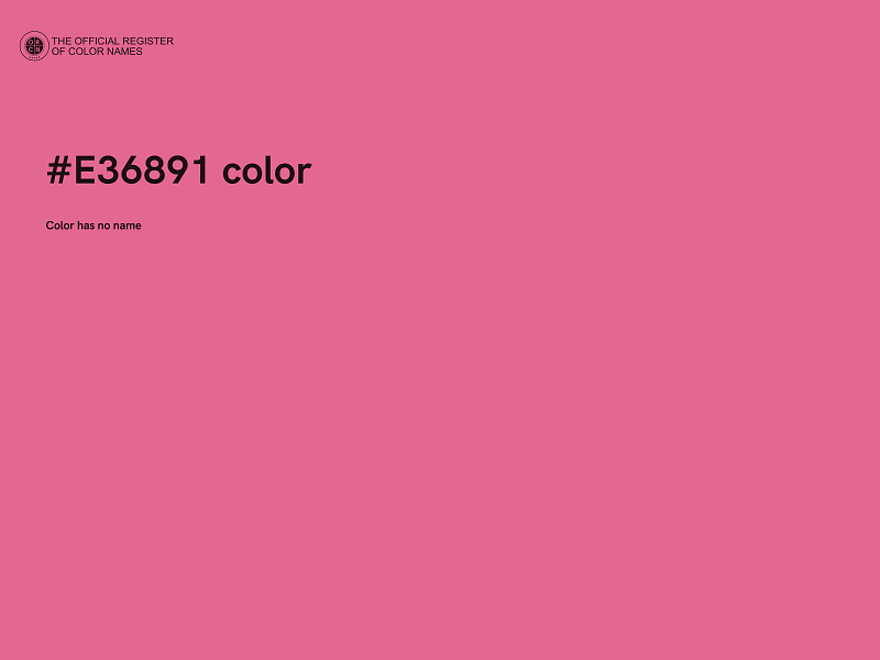 #E36891 color image