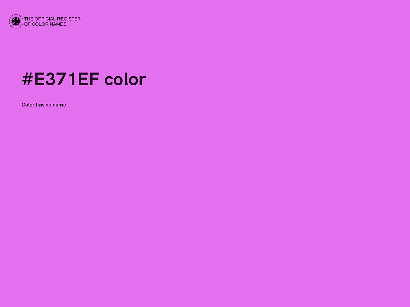 #E371EF color image