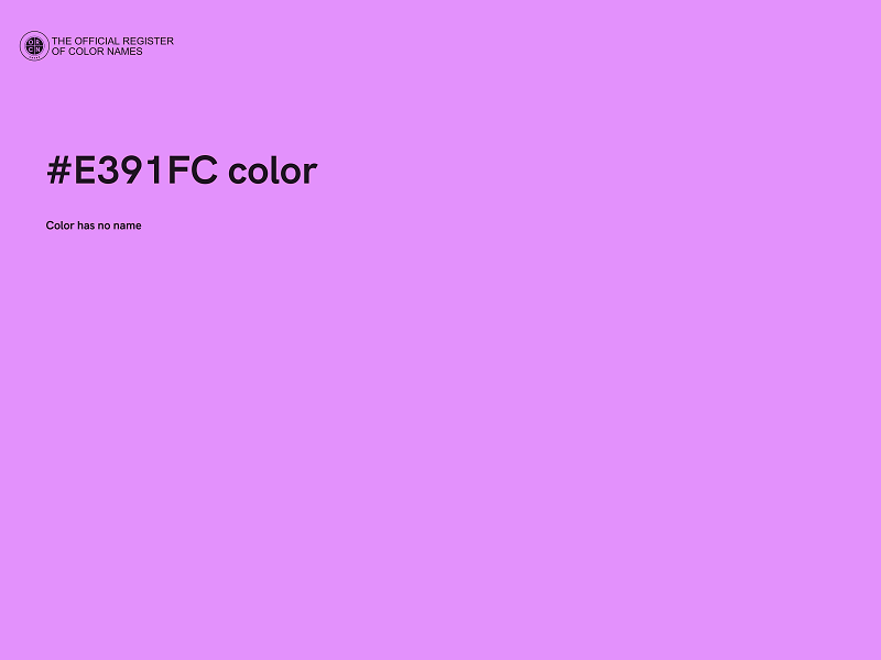 #E391FC color image