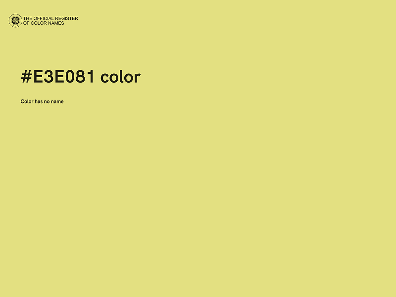 #E3E081 color image