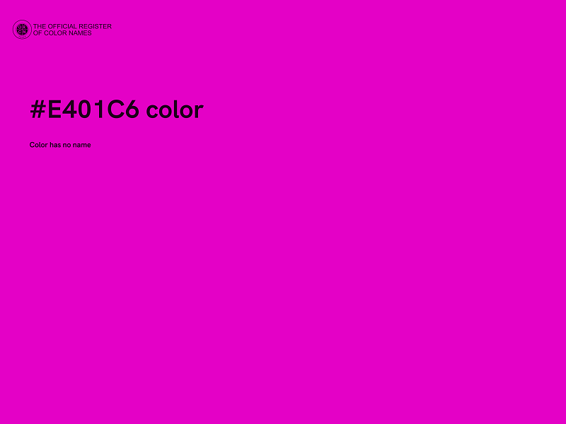 #E401C6 color image