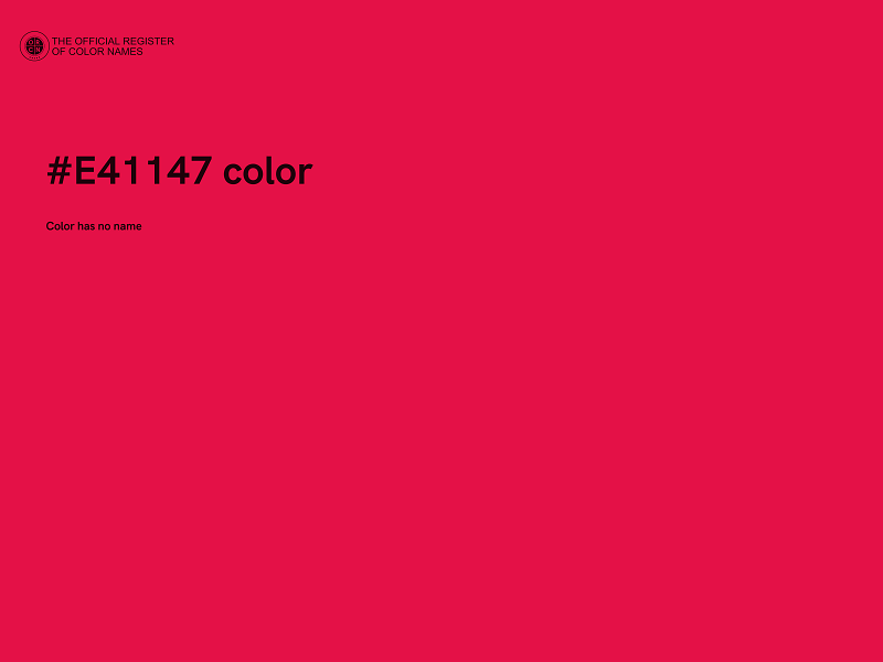 #E41147 color image