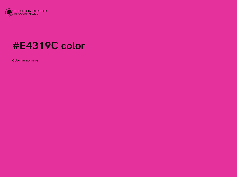 #E4319C color image