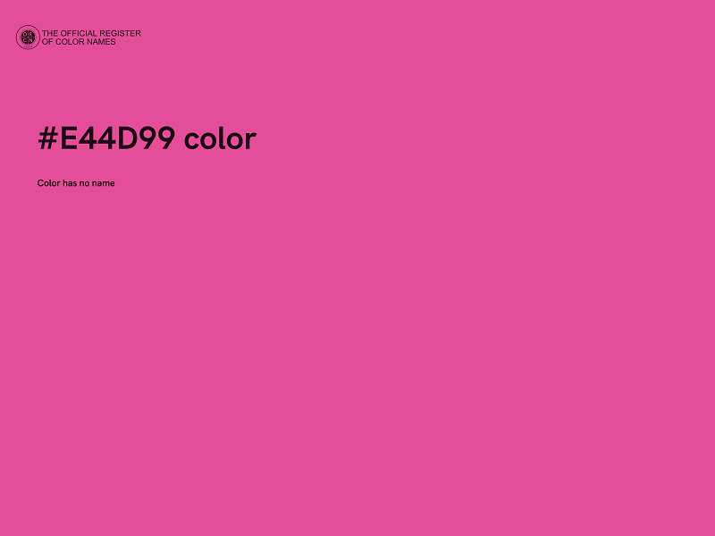 #E44D99 color image