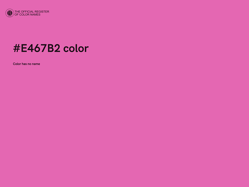 #E467B2 color image