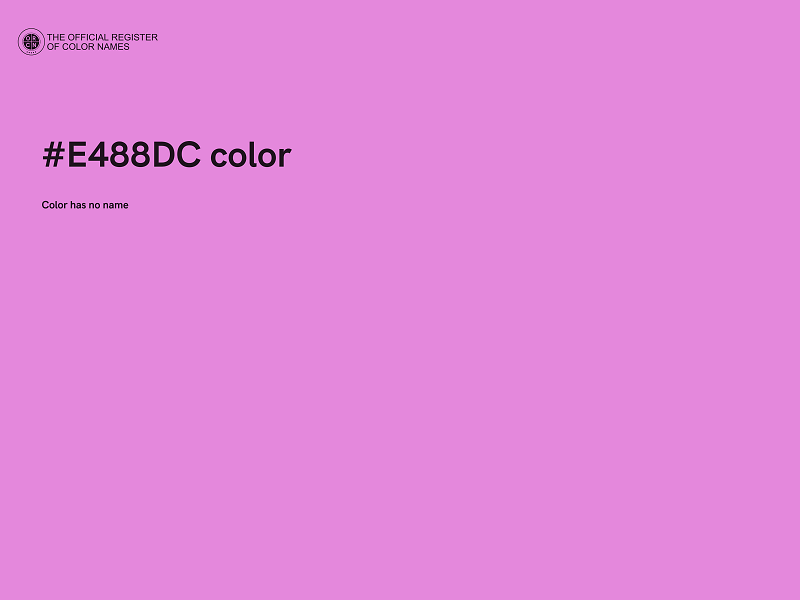 #E488DC color image