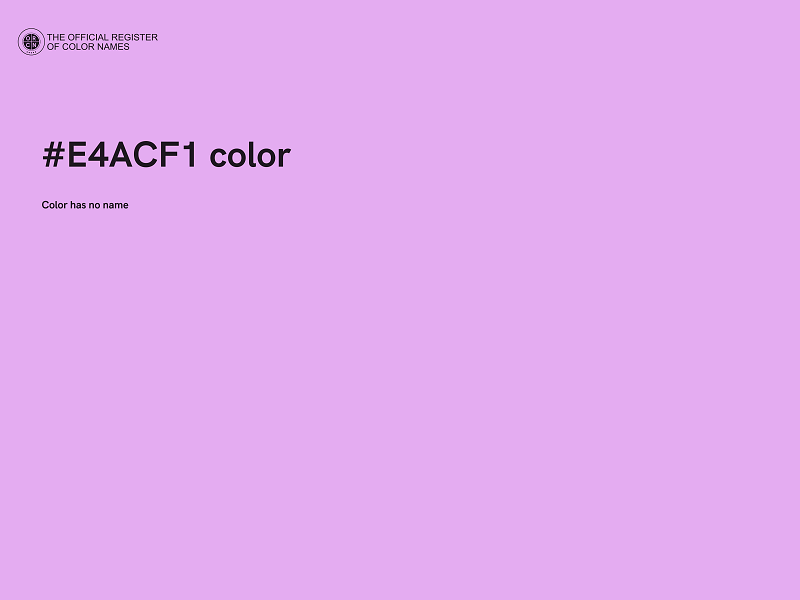 #E4ACF1 color image