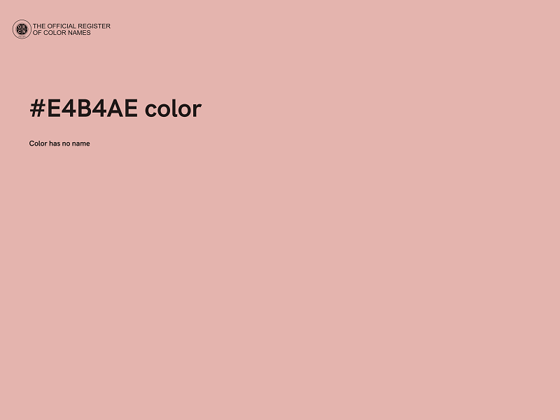 #E4B4AE color image