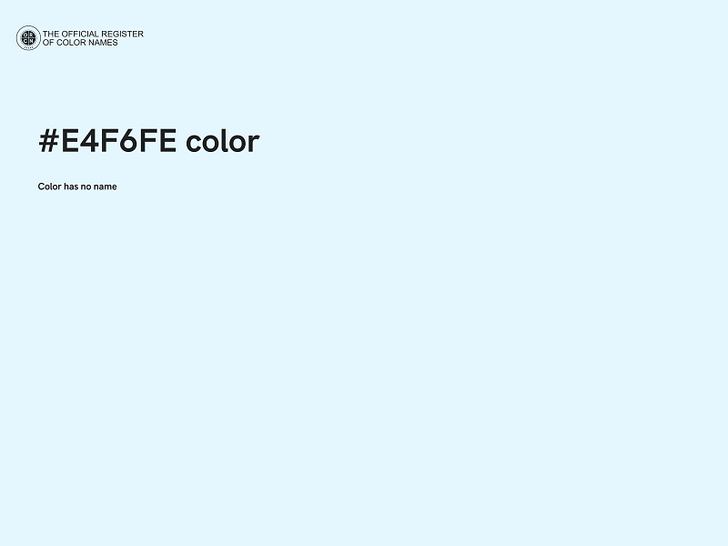 #E4F6FE color image