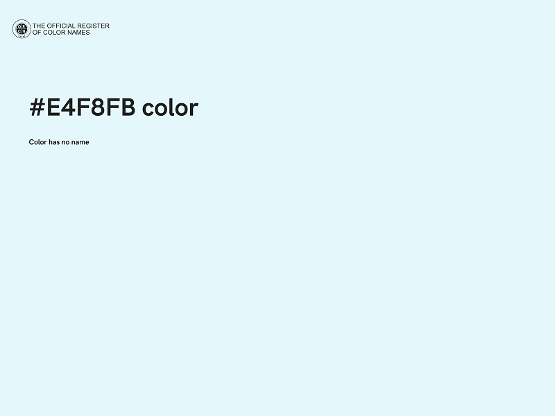 #E4F8FB color image