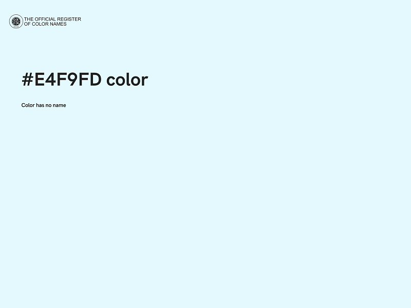 #E4F9FD color image