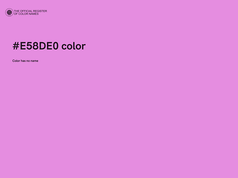 #E58DE0 color image