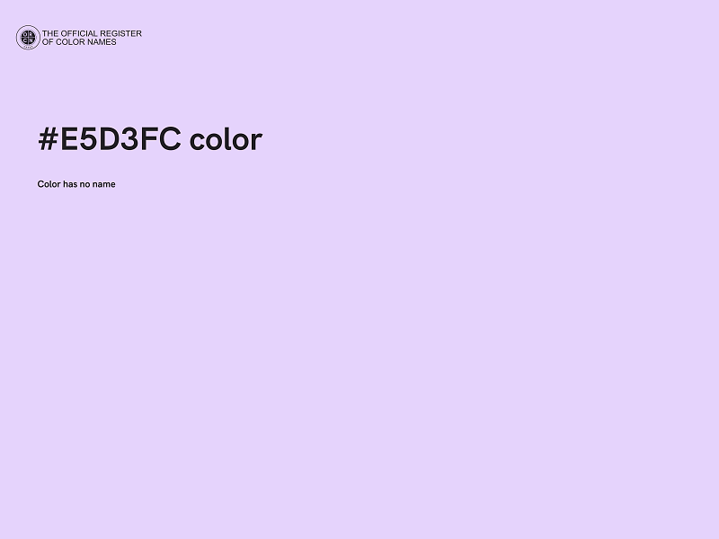 #E5D3FC color image