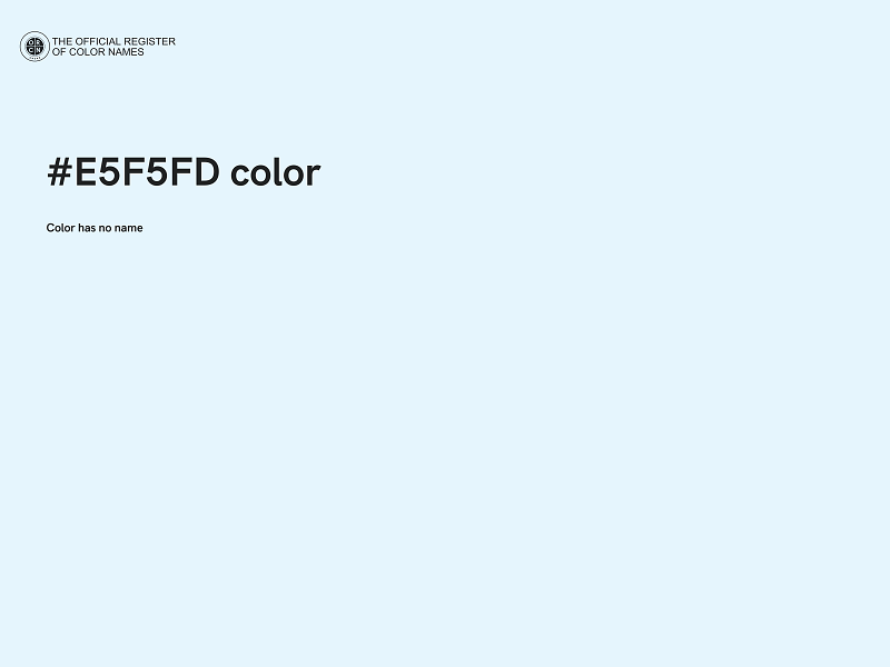 #E5F5FD color image