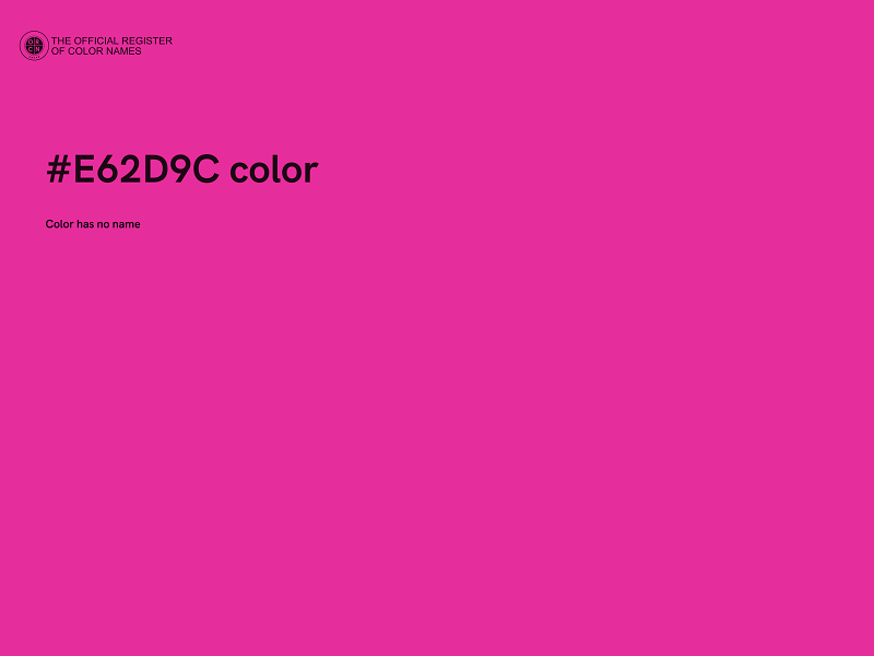 #E62D9C color image