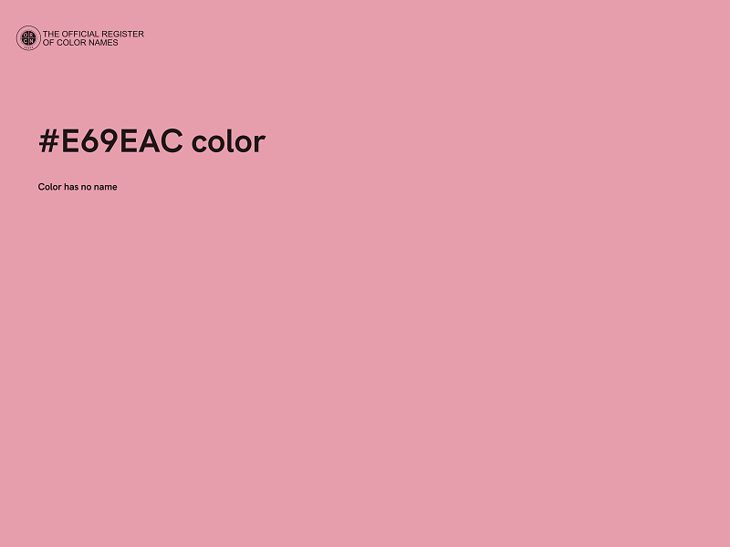 #E69EAC color image