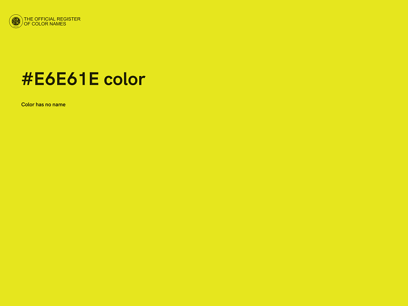 #E6E61E color image