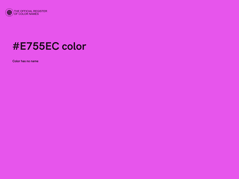 #E755EC color image