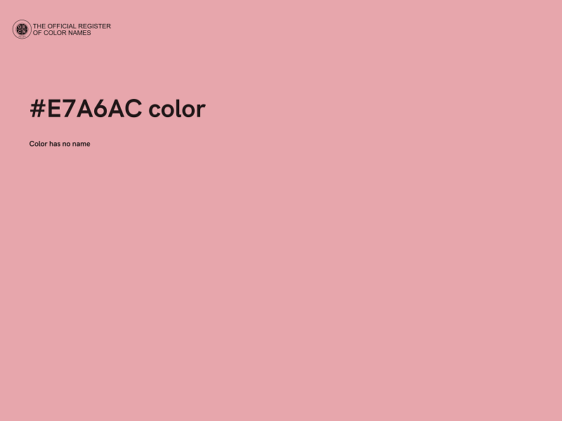 #E7A6AC color image